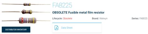 safety - Color Code for Fusible or Flame Retardant Resistors: Data ...