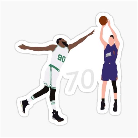 "Devin Booker 70 Points Jumpshot" Sticker for Sale by RatTrapTees | Redbubble