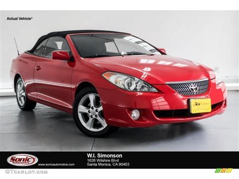 2006 Absolutely Red Toyota Solara SLE V6 Convertible #132109549 | GTCarLot.com - Car Color Galleries