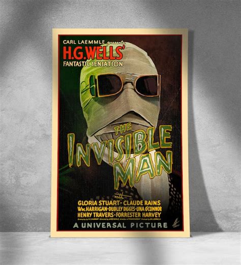 The Invisible Man Movie Poster - Etsy