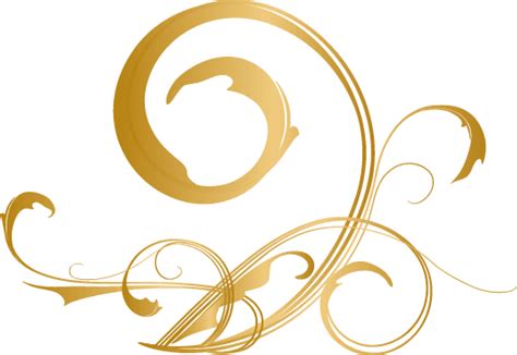 Download Transparent Background Gold Swirls Full Size Png Image Pngkit ...