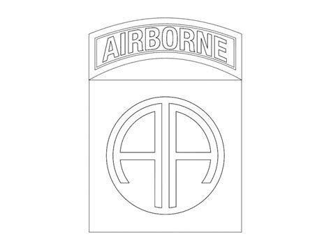 82nd Airborne dxf File Free Download - 3Axis.co