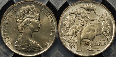 Australia 1984 Dollar PCGS MS64 $1 Struck On 10 Cent Planchet Error – Our Coin Catalog