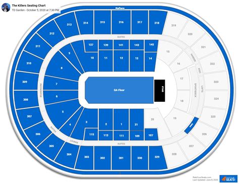 TD Garden Seating Charts for Concerts - RateYourSeats.com