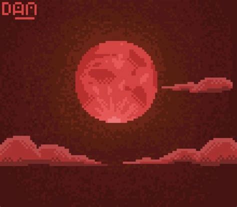 The Blood Moon | Pixel Art Amino