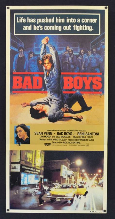 Bad Boys 1983 Daybill movie poster Gangs Sean Penn Ally Sheedy | Sean ...