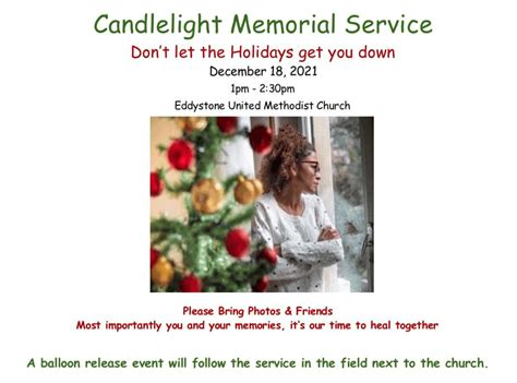 Candlelight Memorial Service – Eddystone Borough