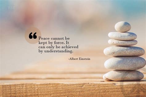 “Peace cannot be kept by force. It can only be achieved by understanding.” -Albert Einstein ...