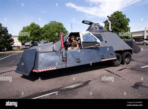 Storm Chaser Sean Casey moves his armored Tornado Intercept Vehicle ...