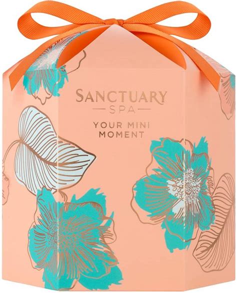 Sanctuary Spa Gift Set, Your Mini Moment Gift Box with Body Wash, Body Scrub, Body Butter, Vegan ...