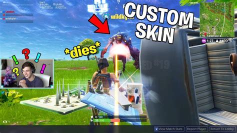 MODDED SKINS PRANK in Fortnite Battle Royale.. - YouTube