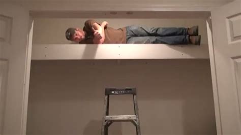 Building a strong closet shelf and clothes rod - YouTube