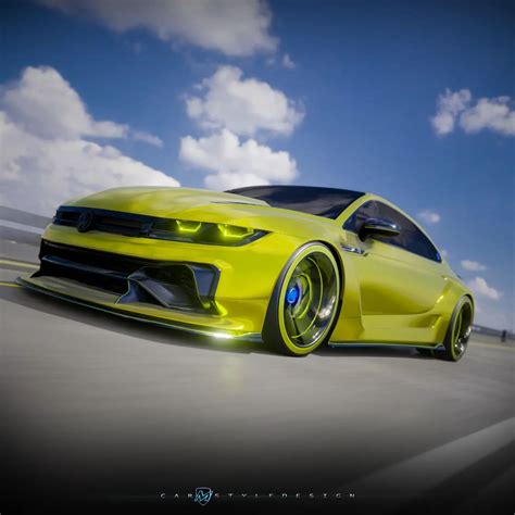 VW Arteon R-Line Becomes Digital Lemon. Albeit a Feistily Slammed, Widebody One - autoevolution