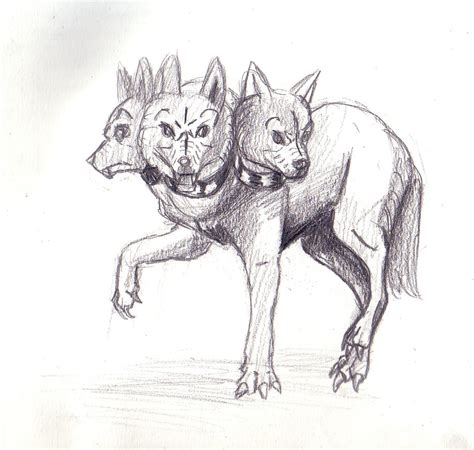 3 headed dog by emilybee on DeviantArt