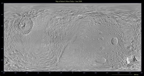 Map of Tethys -- August 2008 | NASA Solar System Exploration