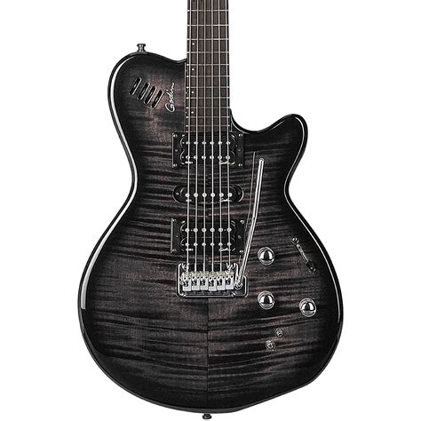 Godin xtSA Electric Guitar Transparent Black | Musician's Friend