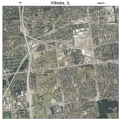 Aerial Photography Map of Hillside, IL Illinois