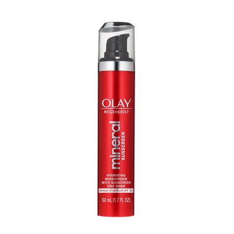 Olay Regenerist Mineral Sunscreen Face Moisturizer, Zinc Oxide, SPF 30, 1.7 oz - Walmart.com ...