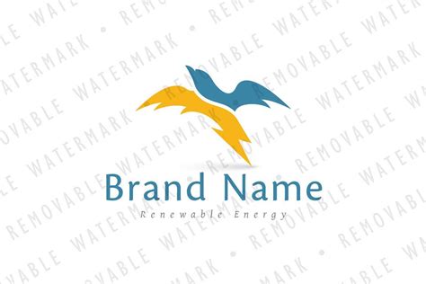 Lightning Bird Logo (129516) | Logos | Design Bundles | Logo templates, Logo design, Bird logos