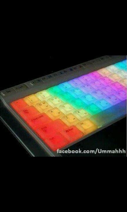 Rainbow keyboard | Rainbow, Christmas lights, Keyboard