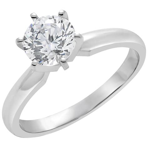 Round Brilliant 1.00ctw Platinum Diamond Solitaire Ring | Costco Australia