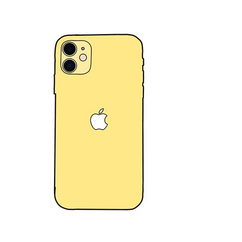 Yellow iPhone11 | Buku mewarnai, Cara menggambar, Boneka kertas