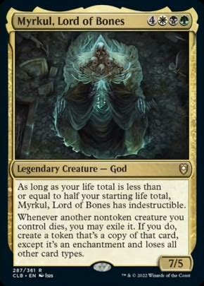 MTGNexus - Myrkul, Lord of Bones from Commander Legends: Battle for Baldur's Gate