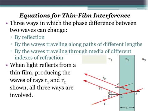 PPT - Thin Film Interference PowerPoint Presentation, free download ...