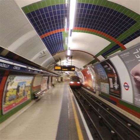 Piccadilly Circus tube station in London, United Kingdom (Google Maps)