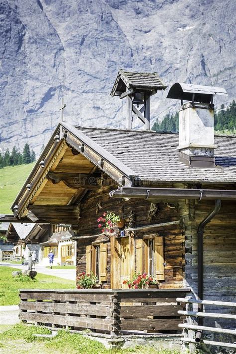 Huts in the Austrian Alps stock photo. Image of landscape - 32365452