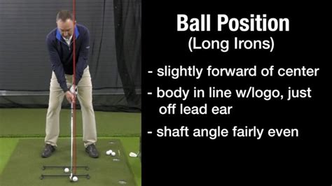 Correct Golf Ball Position for Irons – USGolfTV