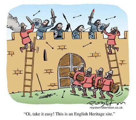 Royston Cartoons: History cartoons: Getting medievalEnglish heritage ...