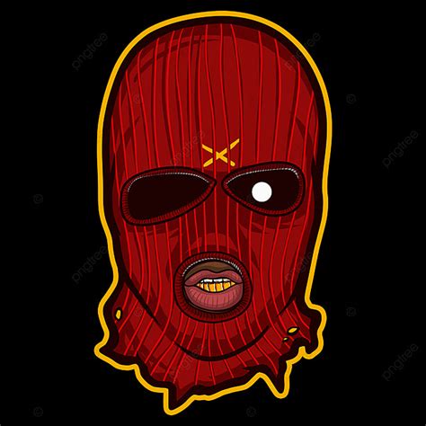 Ski Mask Cartoon PNG Image, Angry Ski Mask Cartoon, Art, Artwork, Illustration PNG Image For ...