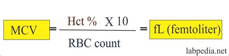 Mean Corpuscular Volume (MCV), Mean Cell Volume - Labpedia.net