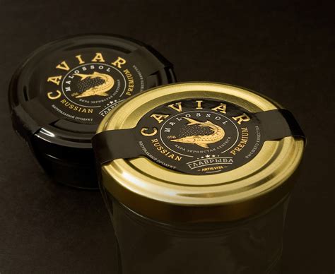 Russian caviar. Premium product on Behance