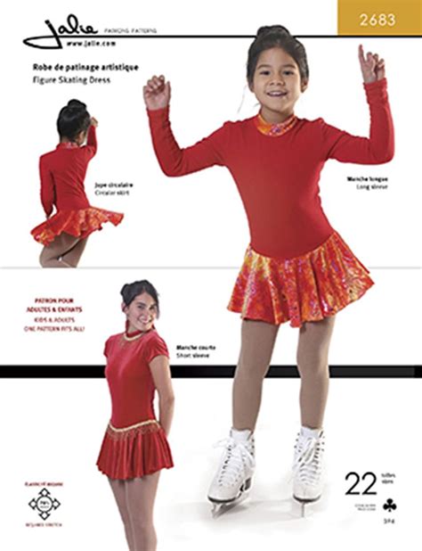 Fleece Figure Skating Dress Pattern Jalie | Figure skating dresses ...