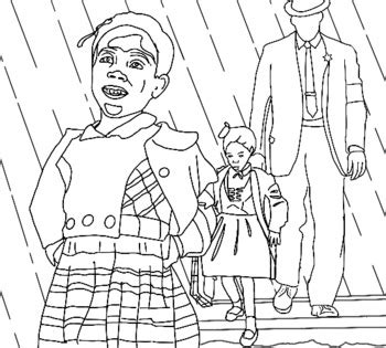 Ruby Bridges Coloring Page by The Happy Hippie | TPT