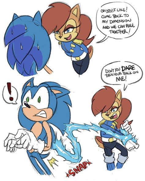 Sonic and Alicia - Rejection by Chauvels | Sonic, Sonic funny, Sonic fan characters