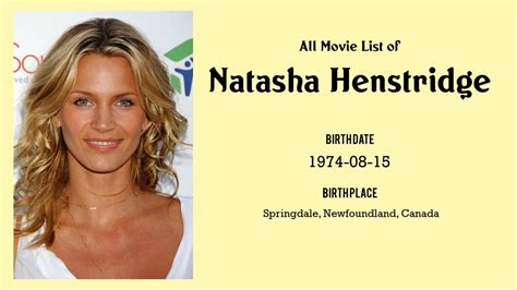 Natasha Henstridge Movies list Natasha Henstridge| Filmography of Natasha Henstridge - YouTube