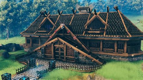 longhouse Valheim Build | Viking house, Building, Medieval houses