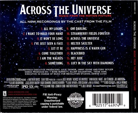 Across the Universe: Music From the Motion Picture Audio CD | Etsy