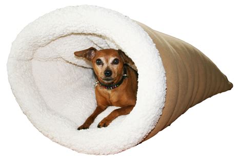 Extra padded luxury Dog Bed small dogs burrow bed snuggle sack