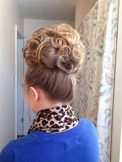 Everyday Curly Updo | Long hair styles, Bun hairstyles, Curly updo