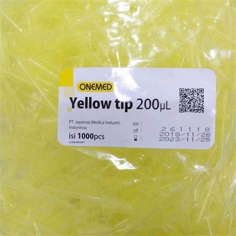 Mikropipet Tips 200 ul Onemed / Yellow Tip – E-Katalog