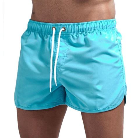 Men's Sports Clothing Casual Shorts Mens Summer Beach Swimming Trunks Male Board Shorts Quick ...