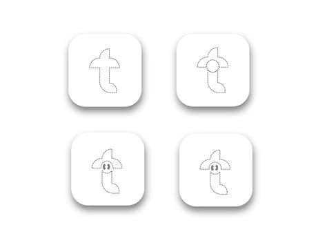 Tumblr app icon redesign logo concept by Abu Hena Rasel on Dribbble