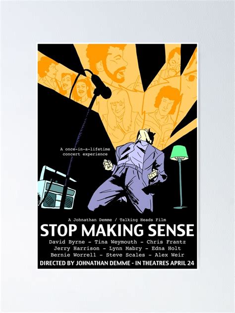 "JeanVendors - Jordan Neves "Stop Making Sense" poster" Poster for Sale by jeanvendors | Redbubble