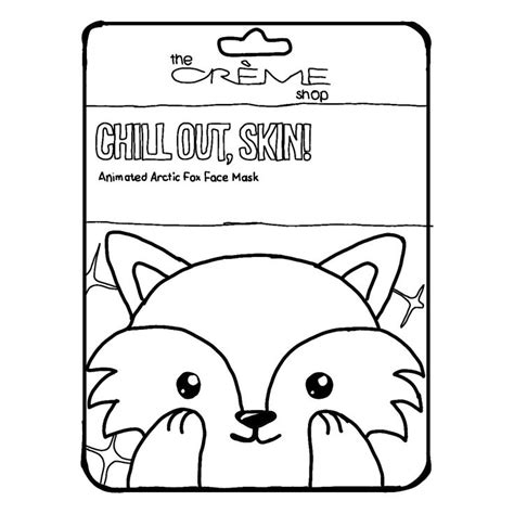 the creme shop chill out skin coloring pages