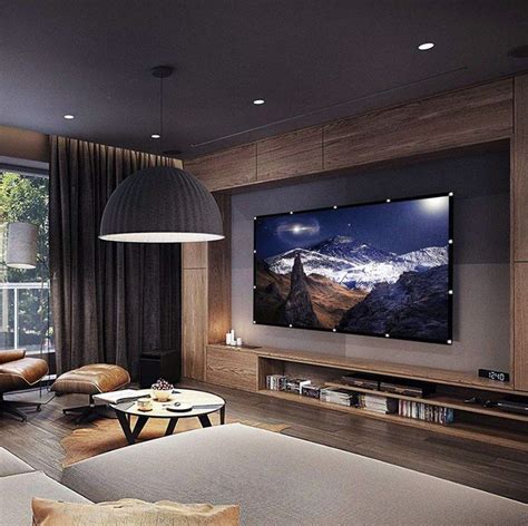 15 the perfect tv wall will surprise the guest 9 in 2020 | Modern tv ...