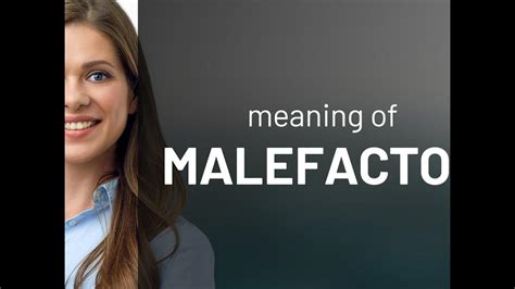 Malefactor | what is MALEFACTOR definition - YouTube